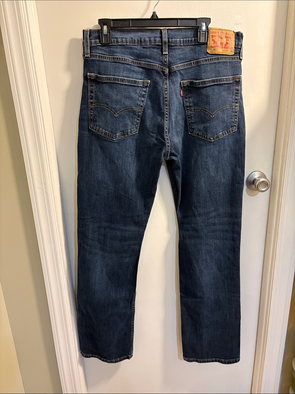 Levi's 527 Slim Straight Jeans - Dark Blue Denim